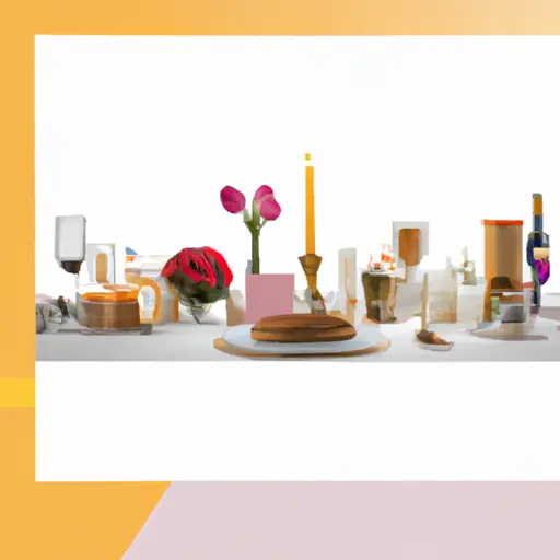 Presentes, licores, chocolates e flores